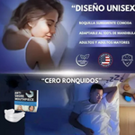 Dispositivo Bucal Antirronquidos, Apnea y Bruxismo con Diseño Ergonómico y Material Seguro BPA Free