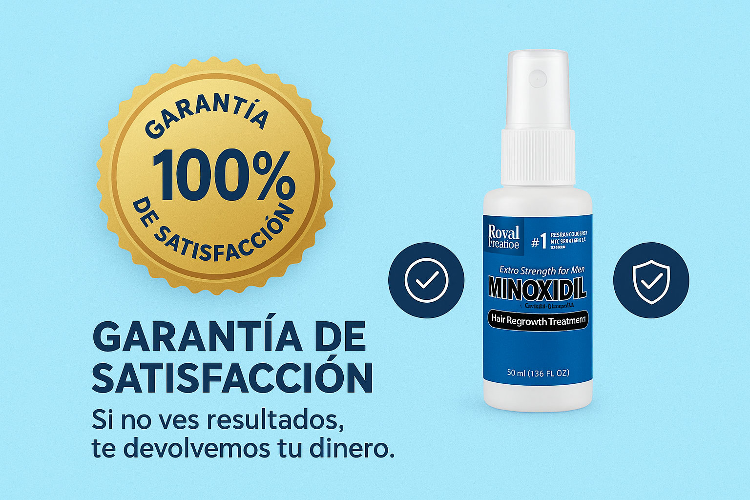 MINOXIDIL MEN - Para Caída de Cabello Tratar y Prevenir